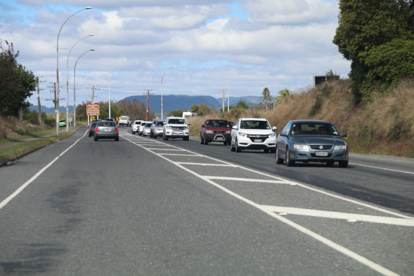 Image which shows an example of a rural flush median