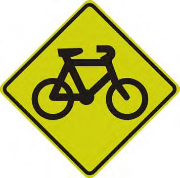 Cycle sign with a bicycle icon