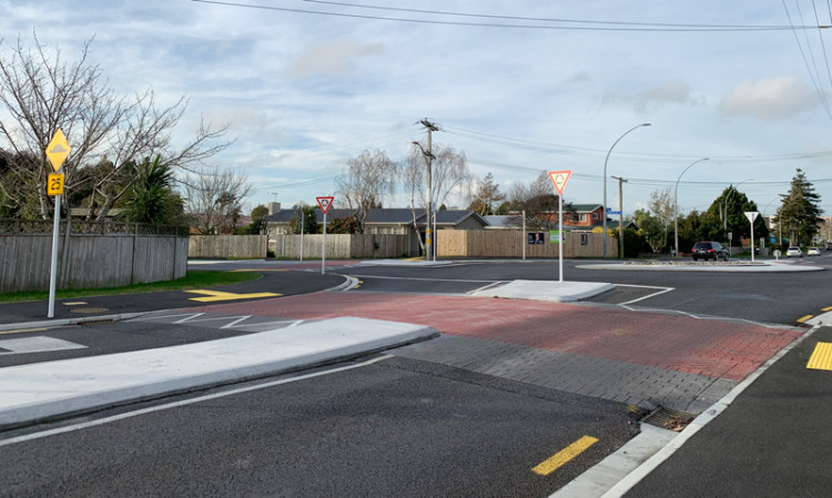 bankwood and comries road intersection safety improvements