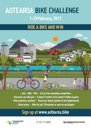 Aotearoa Bike Challenge poster