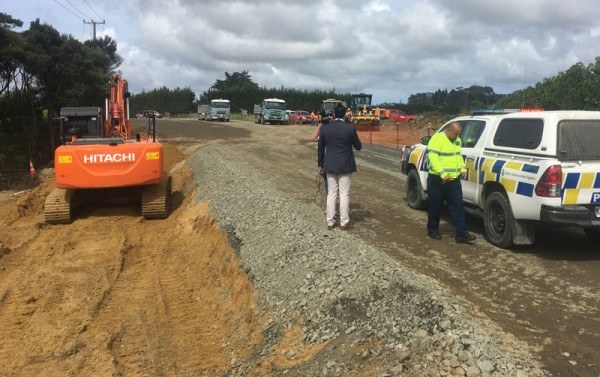 State Highway 1 south of Pukenui in the Far North which is about to be reopened 