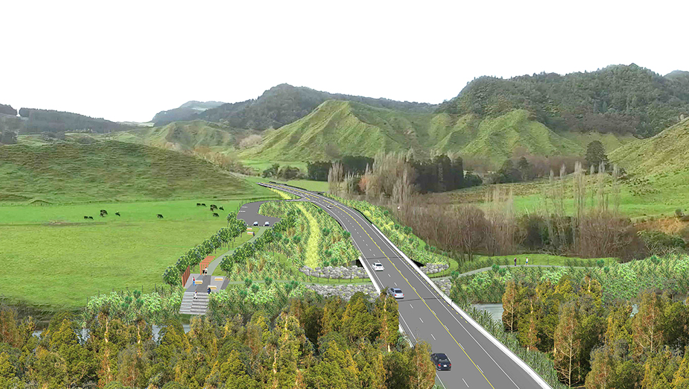 An artist’s impression of the bypass.