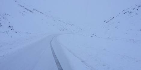 Porters Pass, SH73, earlier today