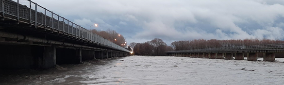 Photo taken earlier today of the Ashburton River/ Hakatere