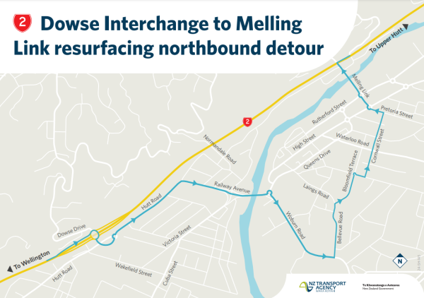 Dowse Interchange to Melling Link