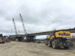 Bridge beam lift Main South Road