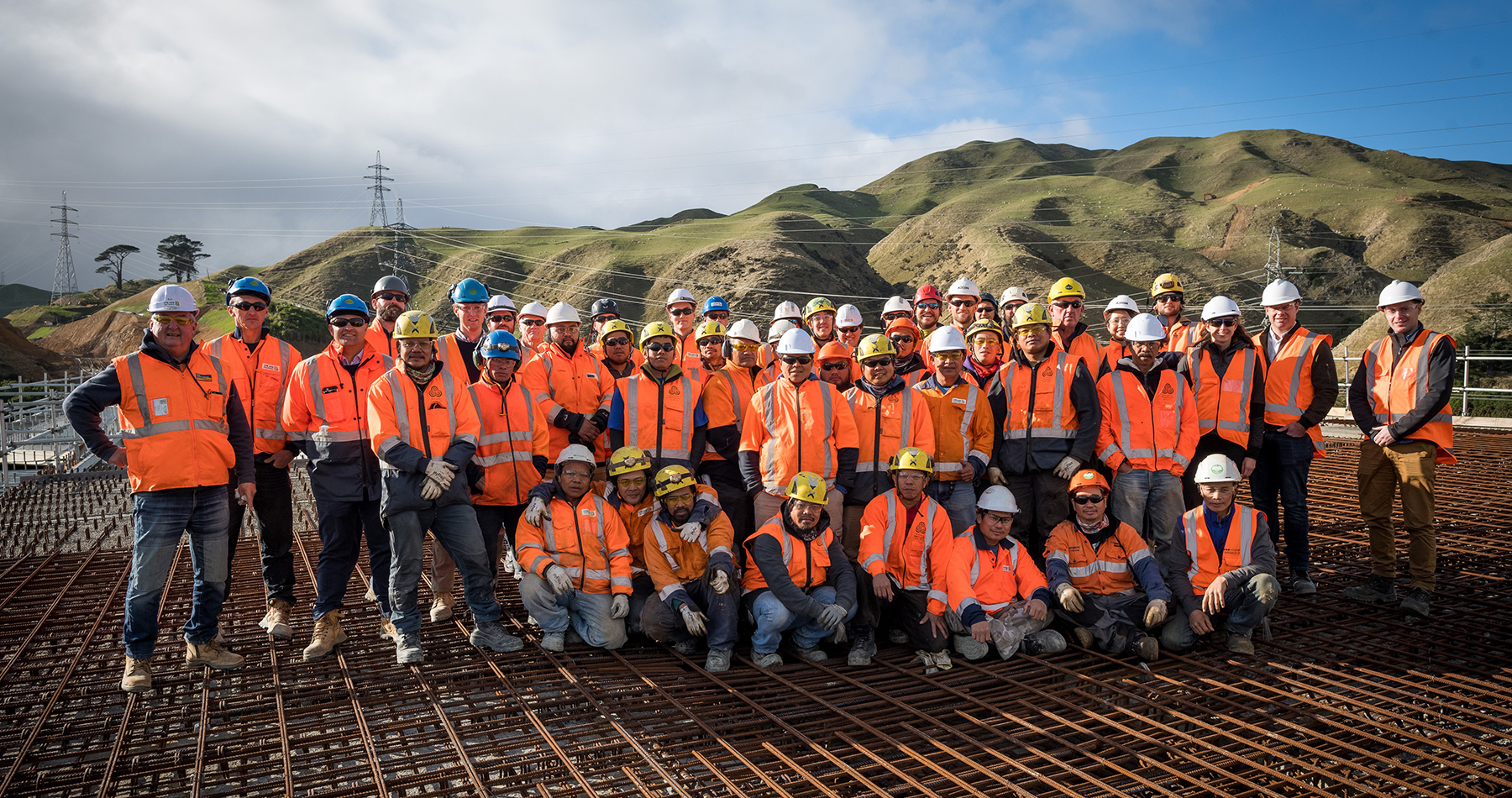 Members of the design and construction team.