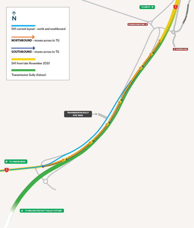 Upcoming traffic changes overview map