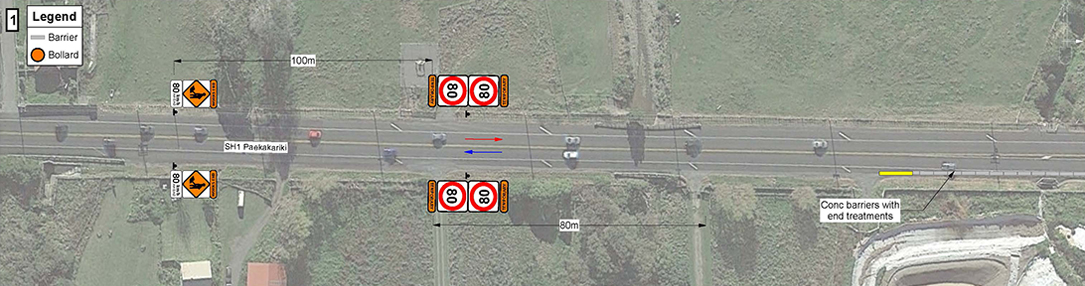 Paekākāriki road layout changes
