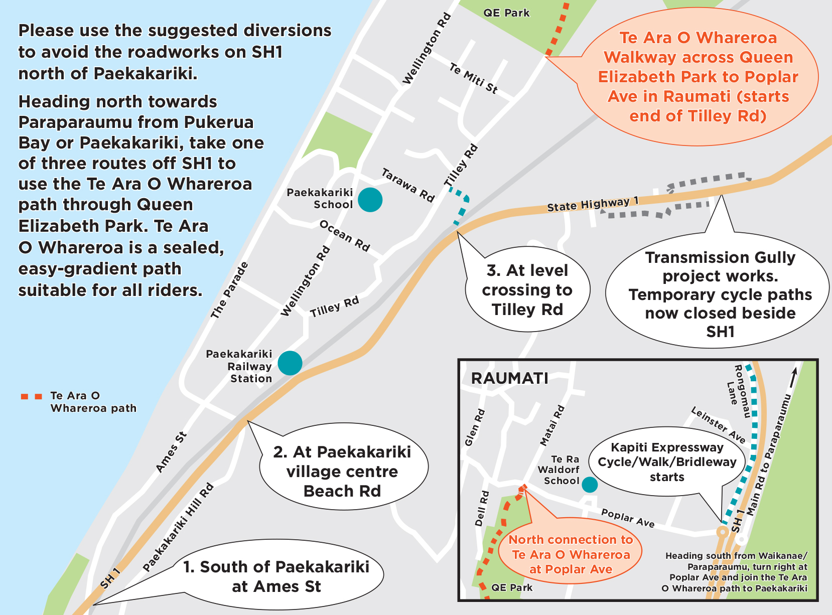 Queen Elizabeth Park cycle track map