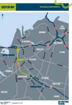 Waterview Tunnel location map