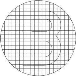 Bus B symbol. 
