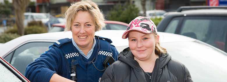 Constable Sara McLauchlan has volunteered to mentor 24-year-old Jasmine Giles through the new Community Driver Mentor Programme in Christchurch.