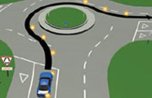 Illustration from the official new Zealand road code.