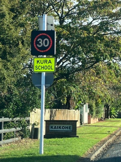 We’re using variable speed limits outside some schools on state highways to protect children and families travelling to and from school.
