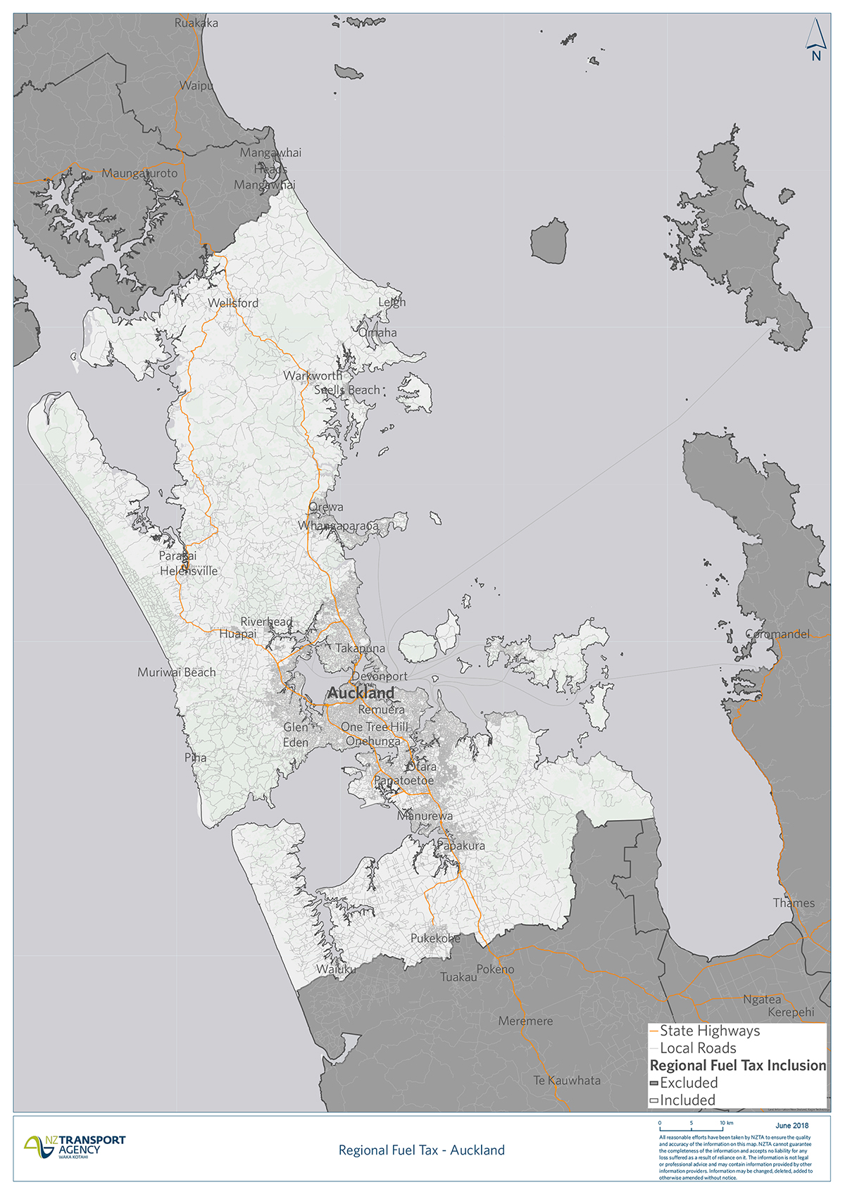 Full Auckland region