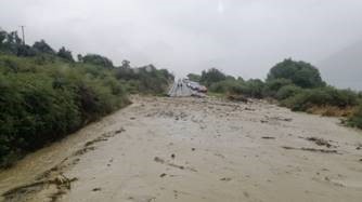 Just north of Kingston, SH6, in Central Otago/ Queenstown Lakes District this morning – the highway is currently closed Frankton to Lumsden