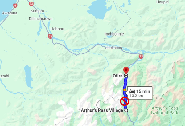 Arthur's Pass route night delays for two weeks from 19 May