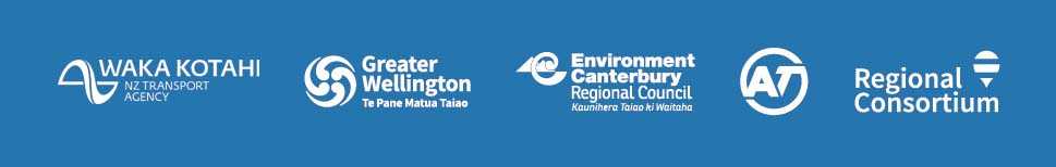 Waka Kotahi | Greater Wellington Regional Council, Environment Canterbury | Auckland Transport | Regional Consortium