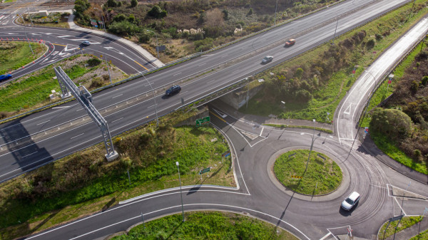 Mackays Crossing Interchange north of Paekākāriki