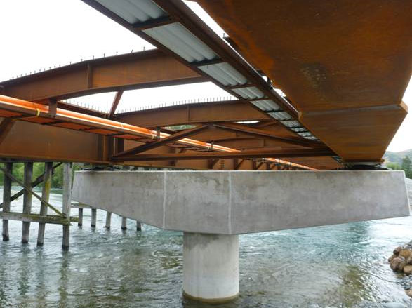Waitaki River bridge.